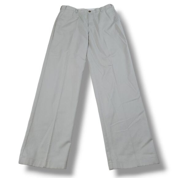 L.L. Bean Pants Size 35 W35"xL34" Mens L.L. Bean Comfort Waist Pants Chino Pants - Picture 1 of 8